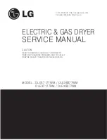 Предварительный просмотр 1 страницы LG DLEX8377WM - SteamDryer Series - 27in Front-Load Electric Dryer Service Manual