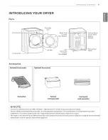 Предварительный просмотр 9 страницы LG DLEX8500 Series Owner'S Manual