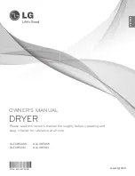 Предварительный просмотр 1 страницы LG DLEX8500V Owner'S Manual