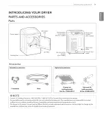 Предварительный просмотр 9 страницы LG DLEY1201 Owner'S Manual