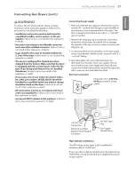 Предварительный просмотр 21 страницы LG DLEY1701V Owner'S Manual