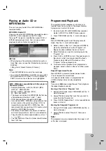 Preview for 73 page of LG DNK799 Owner'S Manual