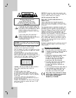 Preview for 2 page of LG DNX190H Owner'S Manual