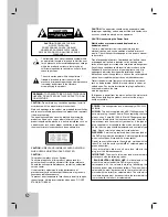 Предварительный просмотр 2 страницы LG DNX190MH Owner'S Manual