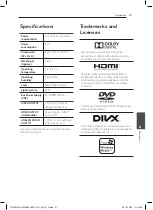 Preview for 21 page of LG DP132H Owner'S Manual