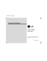 LG DP170 Owner'S Manual предпросмотр