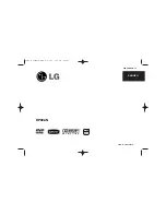 Preview for 1 page of LG DP392-N Manual