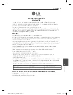 Предварительный просмотр 21 страницы LG DP520 Owner'S Manual