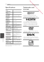 Предварительный просмотр 22 страницы LG DP540H Owner'S Manual