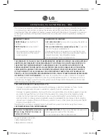 Предварительный просмотр 41 страницы LG DP570MH Owner'S Manual