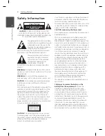 Preview for 2 page of LG DP670D Owner'S Manual