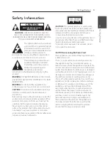 Preview for 3 page of LG DP930 Owner'S Manual