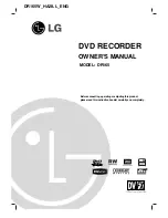 Preview for 1 page of LG DR165 Owner'S Manual