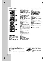 Preview for 8 page of LG DR165 Owner'S Manual