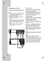 Preview for 10 page of LG DR165 Owner'S Manual