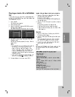 Preview for 27 page of LG DR165 Owner'S Manual