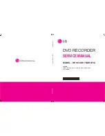 LG DR165 Service Manual preview