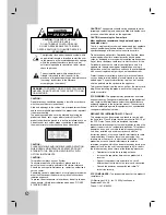 Preview for 2 page of LG DR1F9H Owner'S Manual