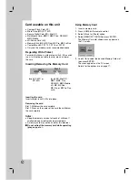 Preview for 8 page of LG DR1F9H Owner'S Manual