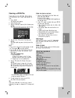 Preview for 31 page of LG DR1F9H Owner'S Manual