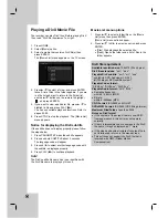 Preview for 26 page of LG DR265 Owner'S Manual