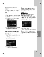 Preview for 41 page of LG DR265 Owner'S Manual