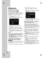 Preview for 42 page of LG DR265 Owner'S Manual