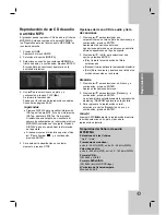 Preview for 74 page of LG DR265 Owner'S Manual