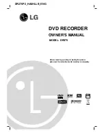 LG DR275 Owner'S Manual предпросмотр