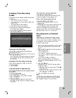 Preview for 35 page of LG DR299H Owner'S Manual