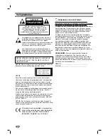 Preview for 2 page of LG dr4810 Owner'S Manual