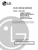 LG DRD-8160B Owner'S Manual preview