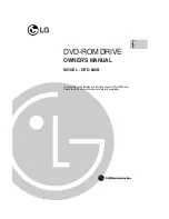 Предварительный просмотр 1 страницы LG DRD-840B Owner'S Manual