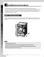 LG dryer Installation Instructions Manual предпросмотр