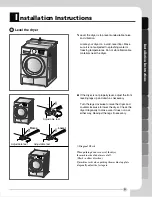 Preview for 4 page of LG dryer Installation Instructions Manual