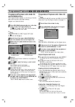 Preview for 47 page of LG DS375 Owner'S Manual