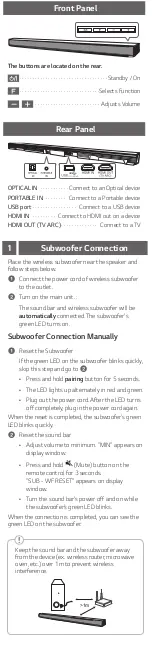 Предварительный просмотр 2 страницы LG DSH6 User Manual