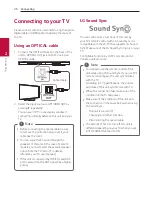 Предварительный просмотр 26 страницы LG DSN10YG Owner'S Manual