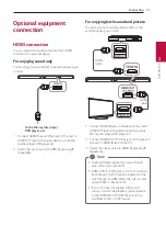 Предварительный просмотр 21 страницы LG DSN4 Owner'S Manual