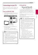 Предварительный просмотр 19 страницы LG DSN5 Owner'S Manual