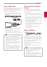 Предварительный просмотр 21 страницы LG DSN5 Owner'S Manual