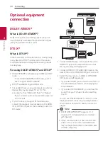 Предварительный просмотр 30 страницы LG DSN9YG Owner'S Manual