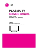 LG DT-60PY10 Service Manual preview