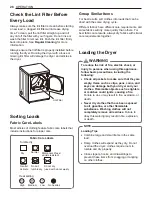 Предварительный просмотр 28 страницы LG DT22WTG Owner'S Manual