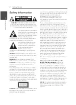 Preview for 2 page of LG DT924A Owner'S Manual