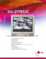 LG DU-27FB32C Specification Sheet предпросмотр