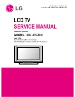 LG DU-37LZ30 Service Manual предпросмотр