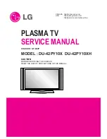 Preview for 1 page of LG DU-42PY10X Service Manual