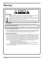 Preview for 2 page of LG DU-42PZ60 Owner'S Manual