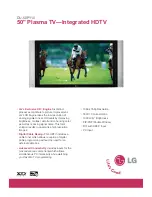 LG DU-50PY10 Specifications preview